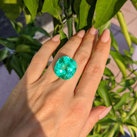25.13 Ct. Emerald from Colombia Life Style