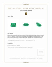 1.81 Ct. Emerald from Afghanistan Appraisal
