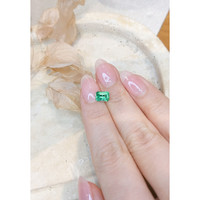0.84 Ct. Emerald from Afghanistan Life Style