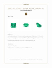 1.90 Ct. Emerald from Afghanistan Appraisal