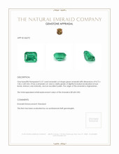 2.57 Ct. Emerald from Afghanistan Appraisal