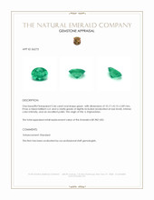 2.46 Ct. Emerald from Afghanistan Appraisal