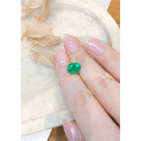 2.46 Ct. Emerald from Afghanistan Life Style