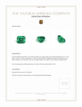 1.60 Ct. Emerald from Afghanistan Appraisal