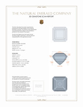 1.58 Ct. Emerald from Afghanistan 3 D Scan Report
