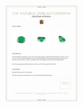 1.40 Ct. Emerald from Afghanistan Appraisal