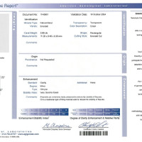 3.89 Ct. Emerald from Zambia Scan Report