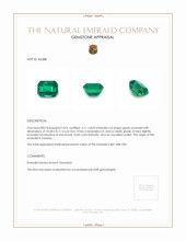 4.11 Ct. Emerald from Zambia Appraisal