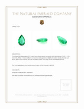0.31 Ct. Emerald from Zambia Appraisal