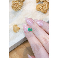 0.82 Ct. Emerald from Zambia Life Style