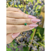 0.39 Ct. Emerald from Zambia Life Style