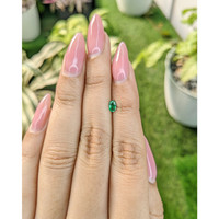 0.24 Ct. Emerald from Zambia Life Style