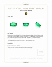 0.28 Ct. Emerald from Zambia Appraisal