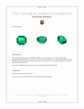 4.46 Ct. Emerald from Colombia Appraisal