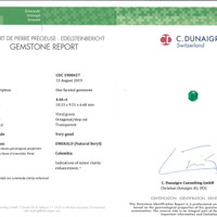 4.46 Ct. Emerald from Colombia Scan Report