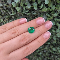 4.46 Ct. Emerald from Colombia Life Style