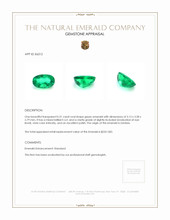 0.31 Ct. Emerald from Zambia Appraisal