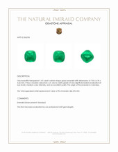 1.45 Ct. Cabochon Emerald from Colombia Appraisal