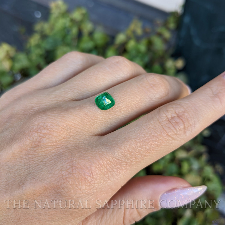 1.45 Ct. Cabochon Emerald from Colombia