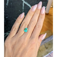 1.85 Ct. Emerald from Colombia Life Style
