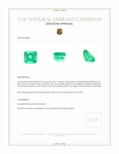 3.25 Ct. Emerald from Colombia Appraisal