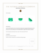 1.07 Ct. Emerald from Colombia Appraisal