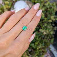 1.17 Ct. Emerald from Colombia Life Style