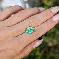 3.09 Ct. Emerald from Colombia Life Style