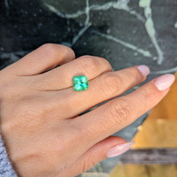 2.24 Ct. Emerald from Colombia Life Style