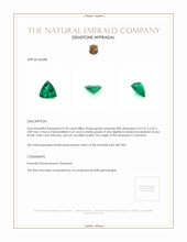 0.39 Ct. Emerald from Colombia Appraisal
