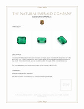 2.83 Ct. Emerald from Zambia Appraisal