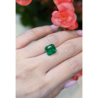 3.91 Ct. Emerald from Zambia Life Style