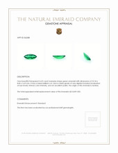 6.03 Ct. Emerald from Zambia Appraisal