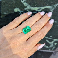 6.44 Ct. Emerald from Ethiopia Life Style