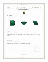3.04 Ct. Emerald from Zambia Appraisal