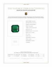 3.04 Ct. Emerald from Zambia Scan Report