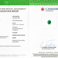6.74 Ct. Emerald from Zambia Scan Report