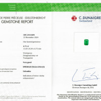 4.71 Ct. Emerald from Colombia Scan Report