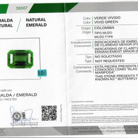 4.71 Ct. Emerald from Colombia Scan Report