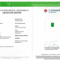 6.32 Ct. Emerald from Colombia Scan Report