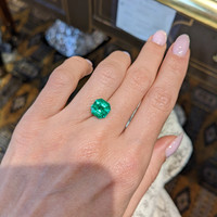 2.68 Ct. Emerald from Colombia Life Style