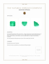 3.08 Ct. Emerald from Colombia Appraisal