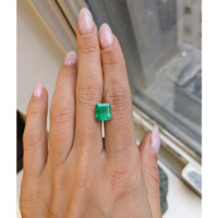 3.08 Ct. Emerald from Colombia Life Style