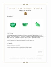 2.03 Ct. Emerald from Zambia Appraisal