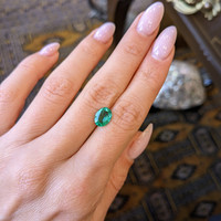 1.63 Ct. Emerald from Zambia Life Style