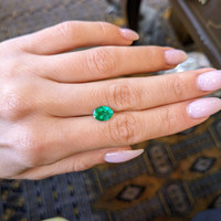 1.42 Ct. Emerald from Zambia Life Style