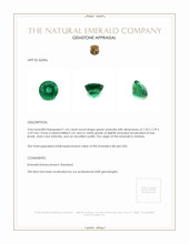 1.65 Ct. Emerald from Zambia Appraisal
