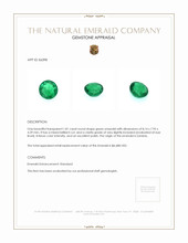 1.81 Ct. Emerald from Zambia Appraisal