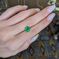 1.88 Ct. Emerald from Zambia Life Style