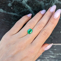 1.98 Ct. Emerald from Zambia Life Style
